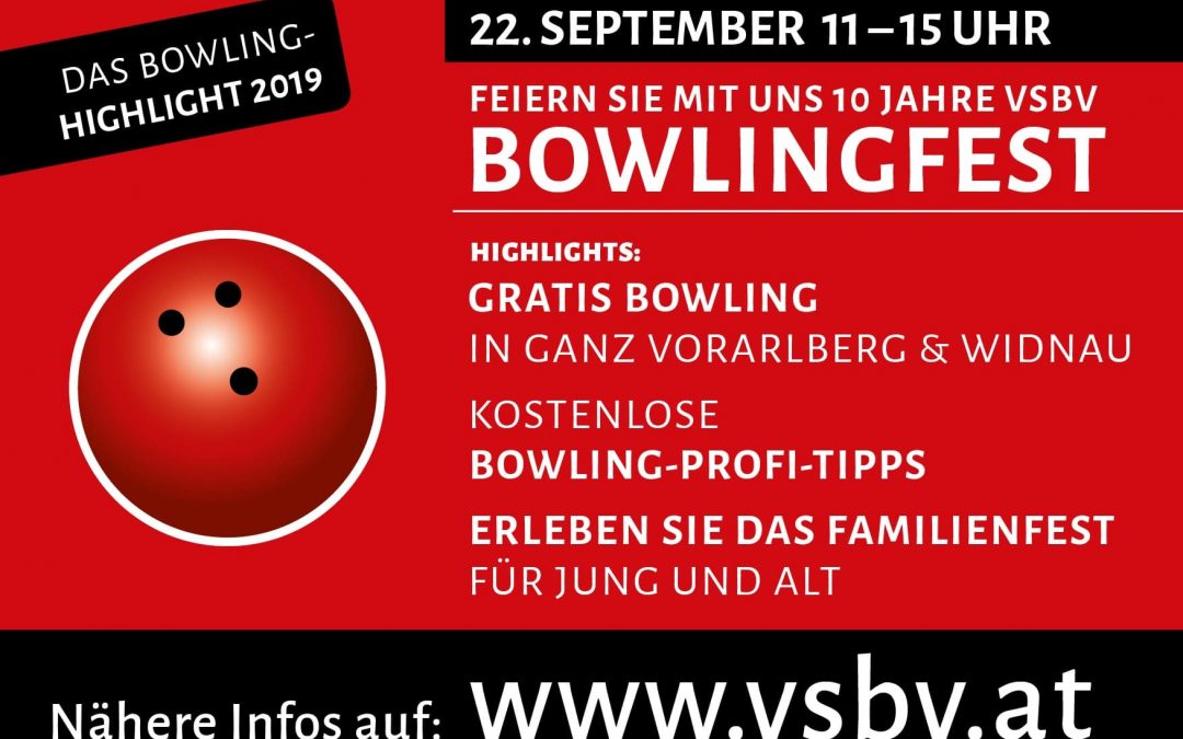 Einladung zum Bowlingfest! – 22.09. von 11 – 15 Uhr